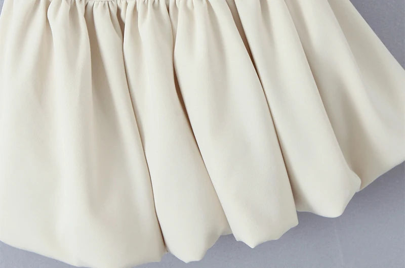 Fondness Frill // Cream Dress