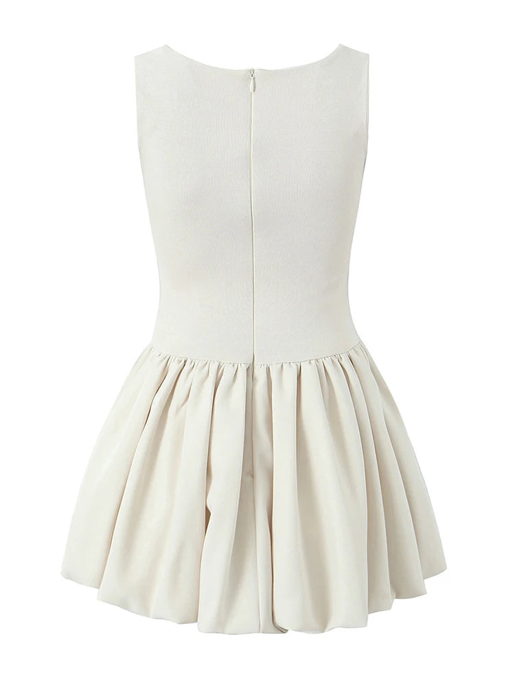 Fondness Frill // Cream Dress