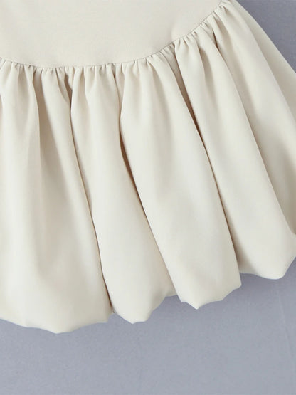 Fondness Frill // Cream Dress