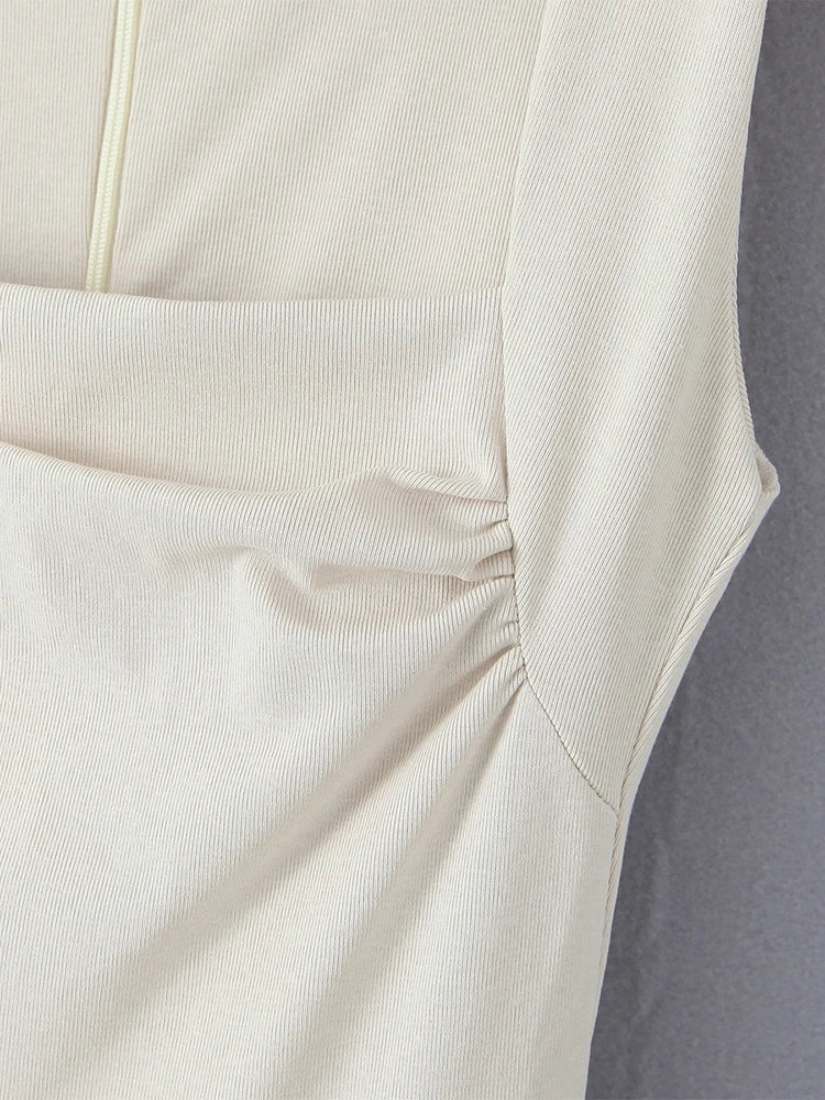 Fondness Frill // Cream Dress