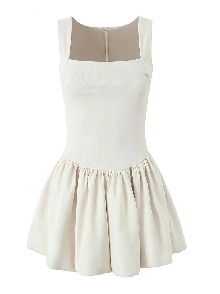 Fondness Frill // Cream Dress